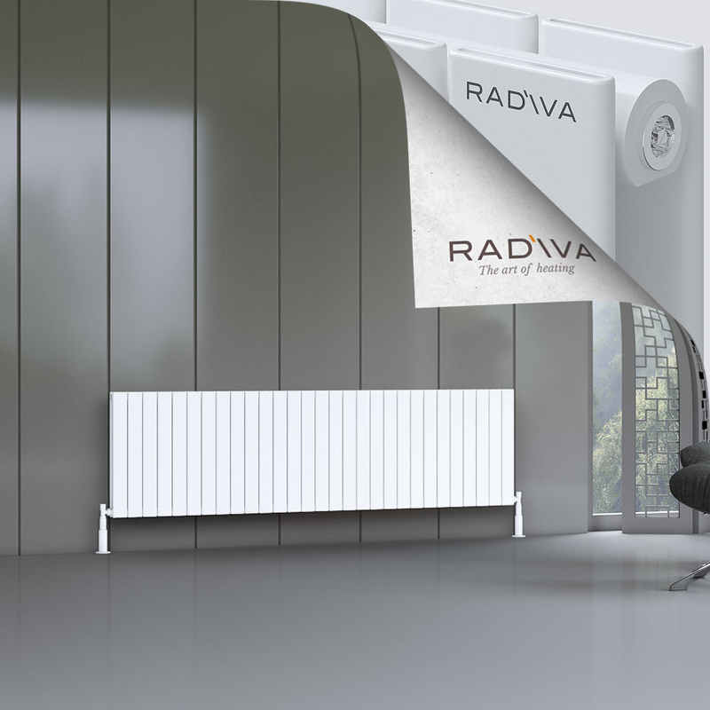Oti Aluminium Radiator 600x2142 White 