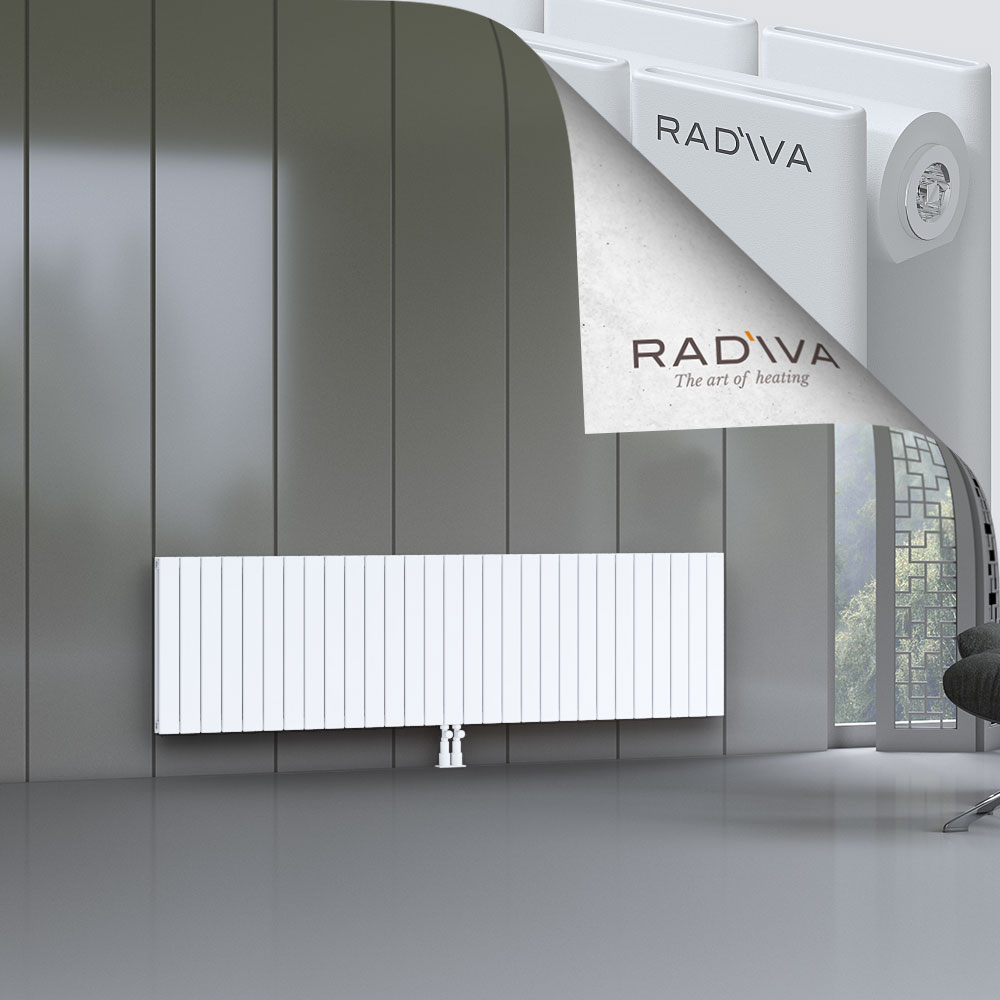 Oti Aluminium Radiator 600x2142 White - 2
