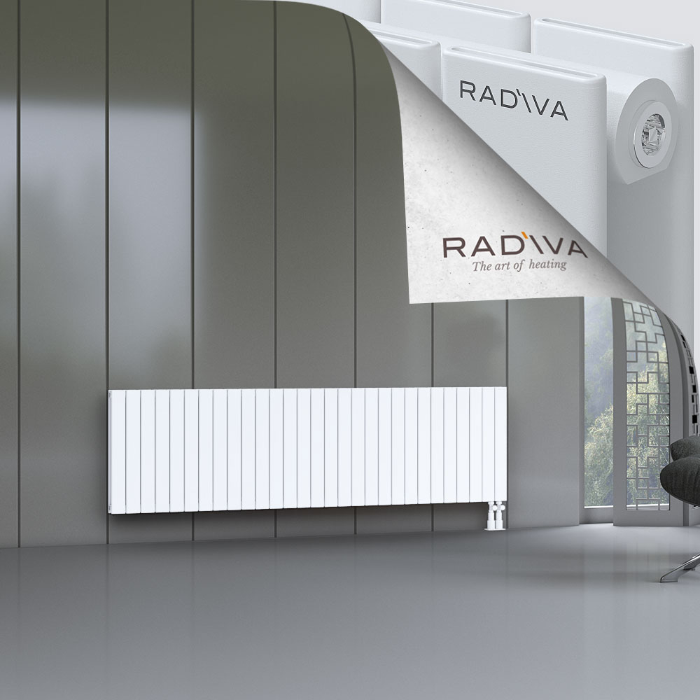 Oti Aluminium Radiator 600x2142 White - 3