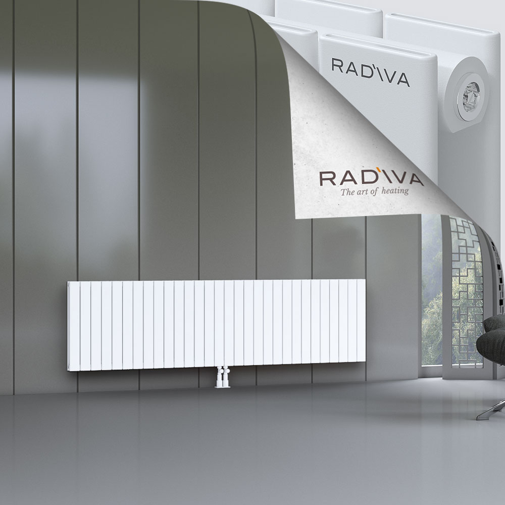 Oti Aluminium Radiator 600x2216 White - 2