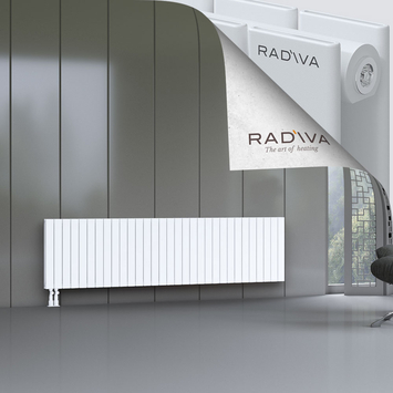 Oti Aluminium Radiator 600x2290 White Bottom Left 50mm
