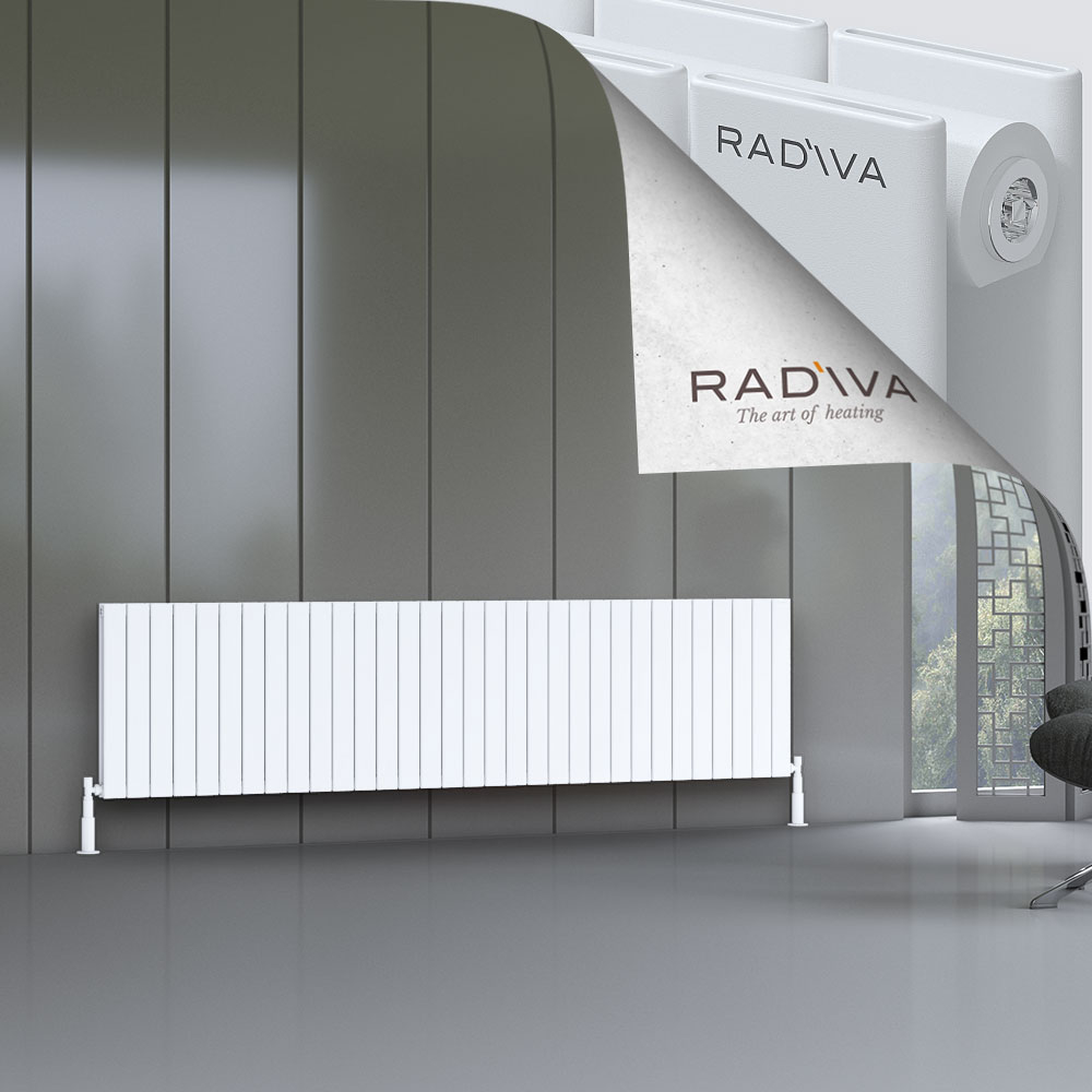 Oti Aluminium Radiator 600x2364 White - 1