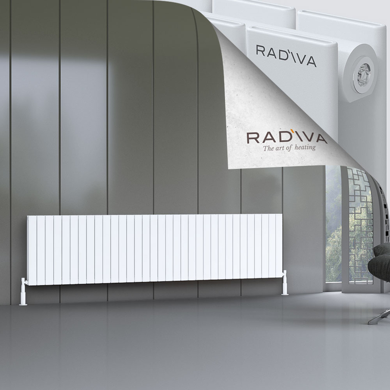 Oti Aluminium Radiator 600x2438 White 