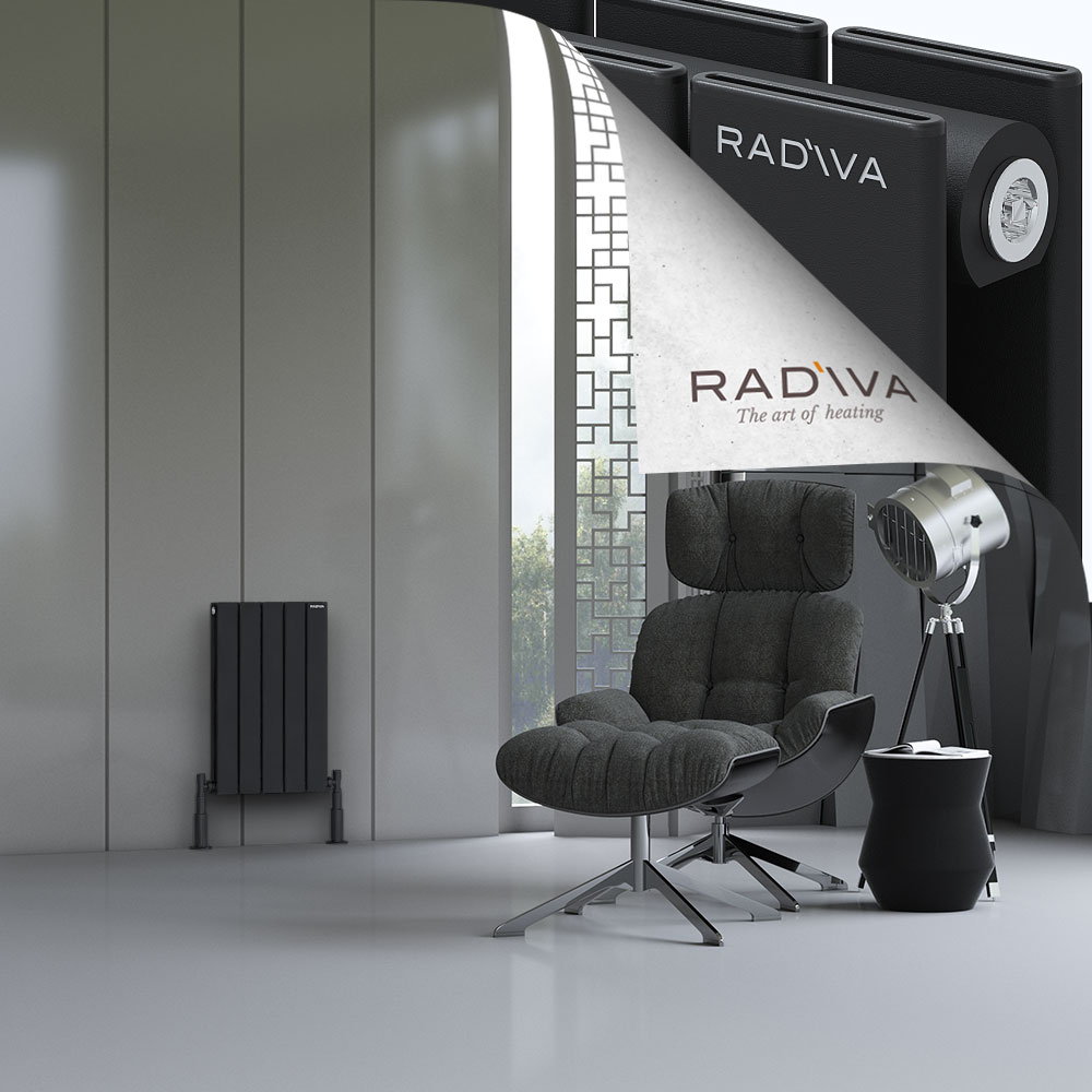 Oti Aluminium Radiator 600x366 Black - 1