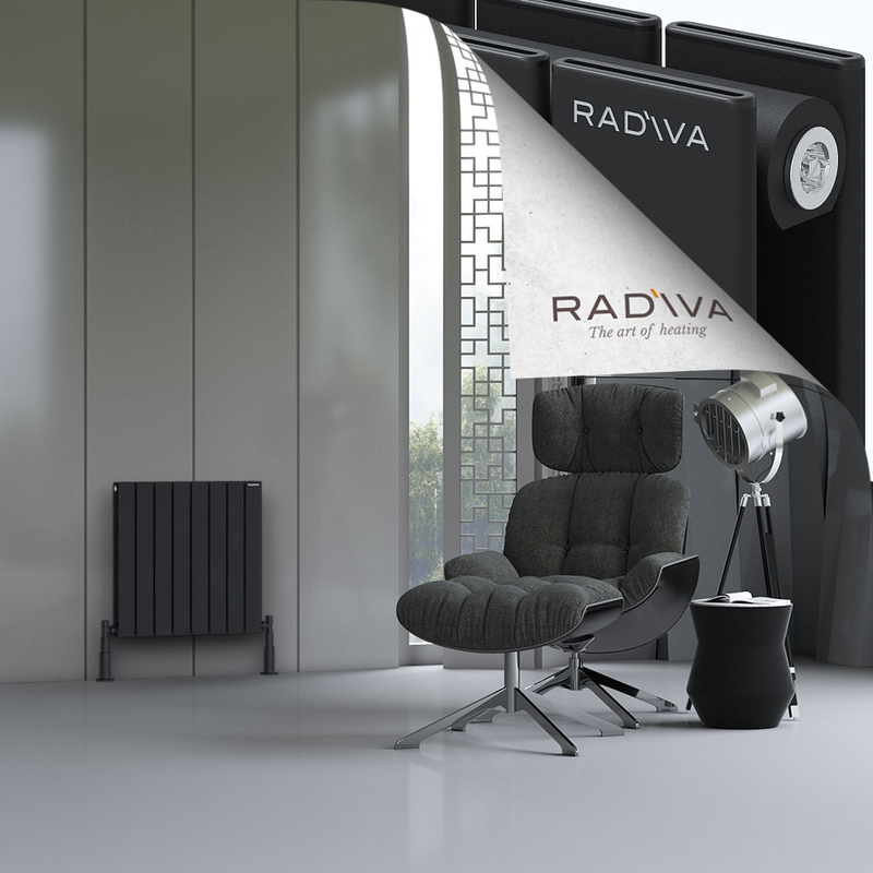 Oti Aluminium Radiator 600x588 Black 