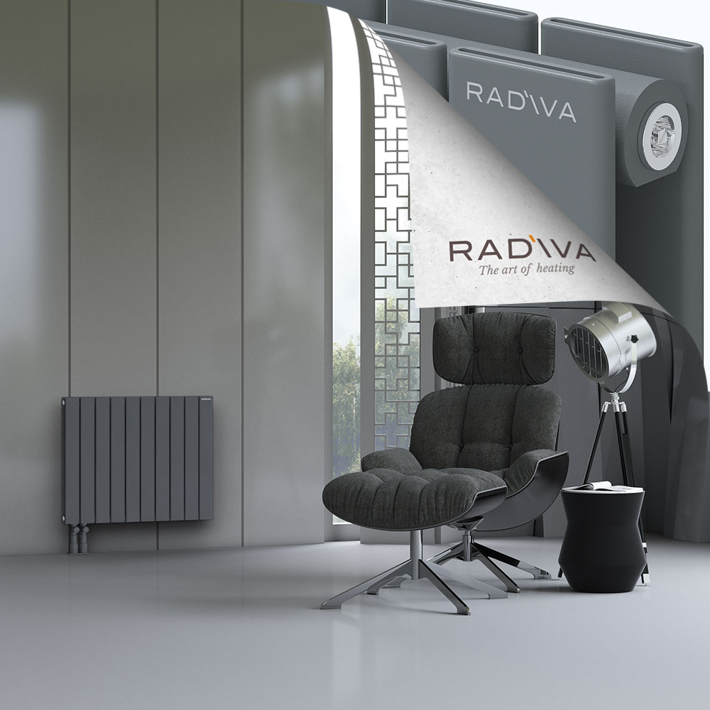 Oti Aluminium Radiator 600x736 Anthracite - 4