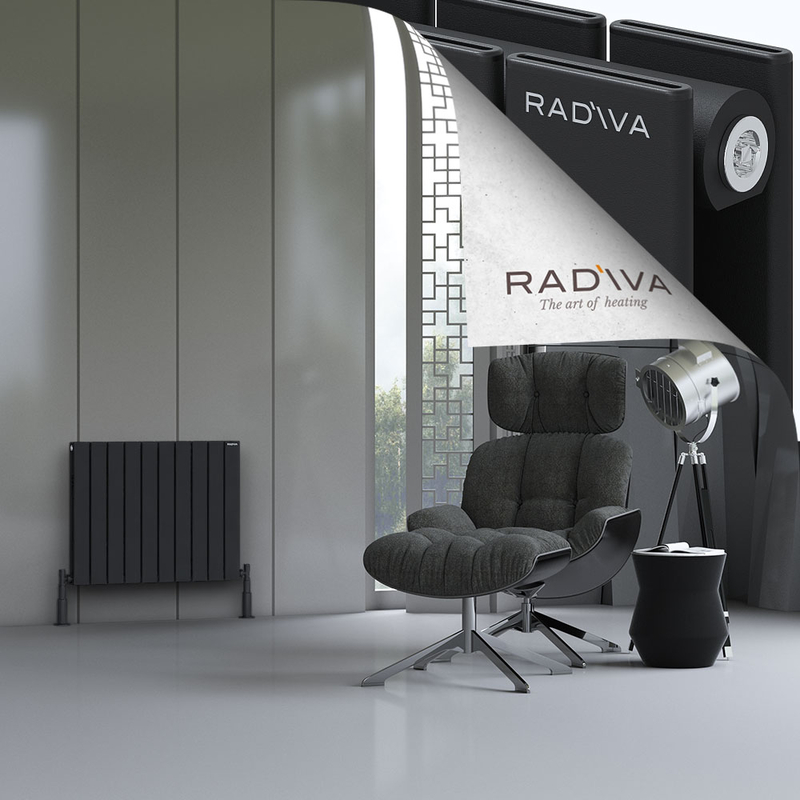 Oti Aluminium Radiator 600x736 Black 