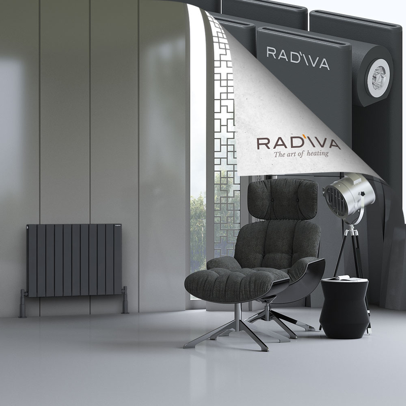 Oti Aluminium Radiator 600x810 Dark Anthracite 