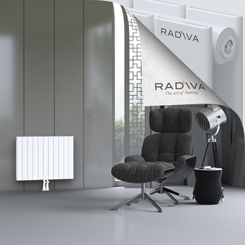 Oti Aluminium Radiator 600x810 White Bottom Middle 50mm