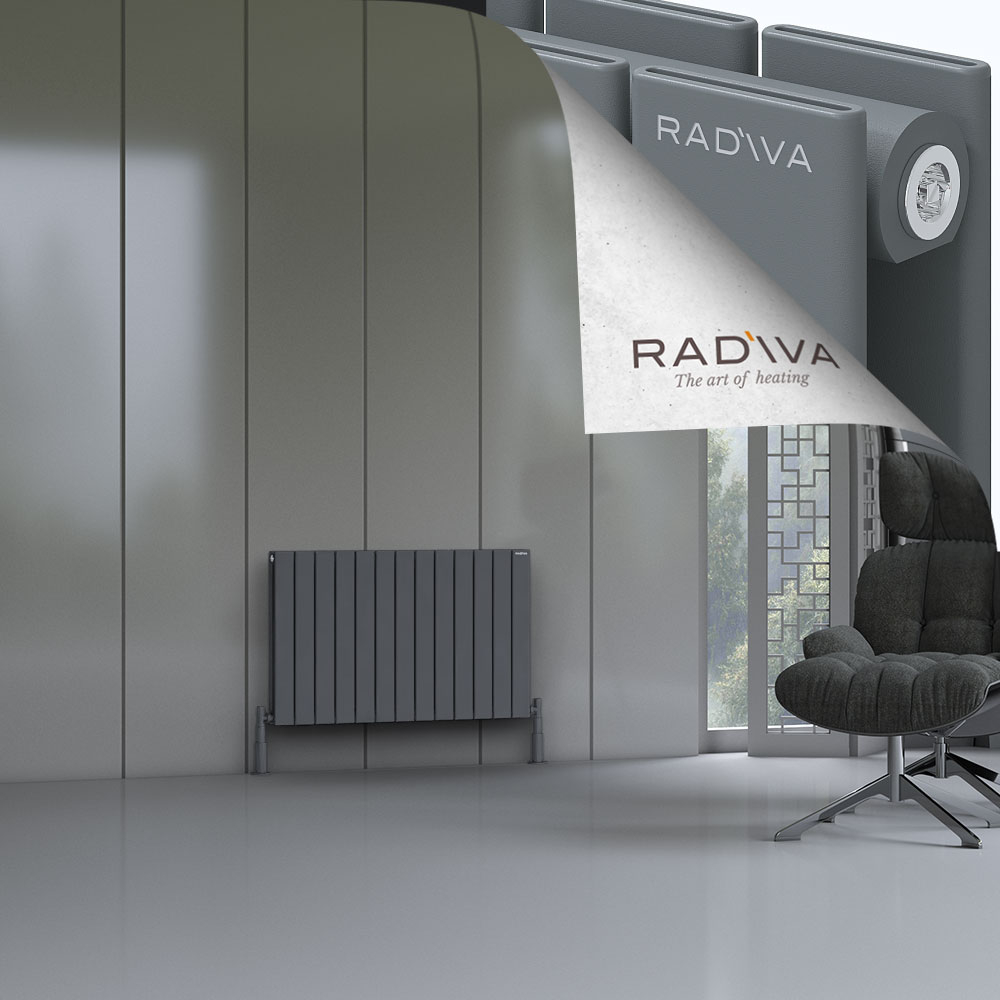 Oti Aluminium Radiator 600x958 Anthracite - 1