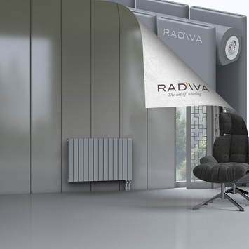 Oti Aluminium Radiator 600x958 Grey Bottom Right 50mm