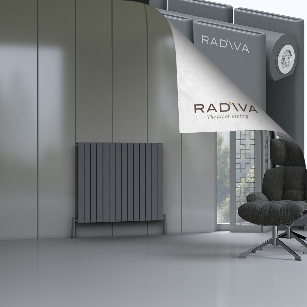 Oti Aluminium Radiator 900x1032 Anthracite - 1