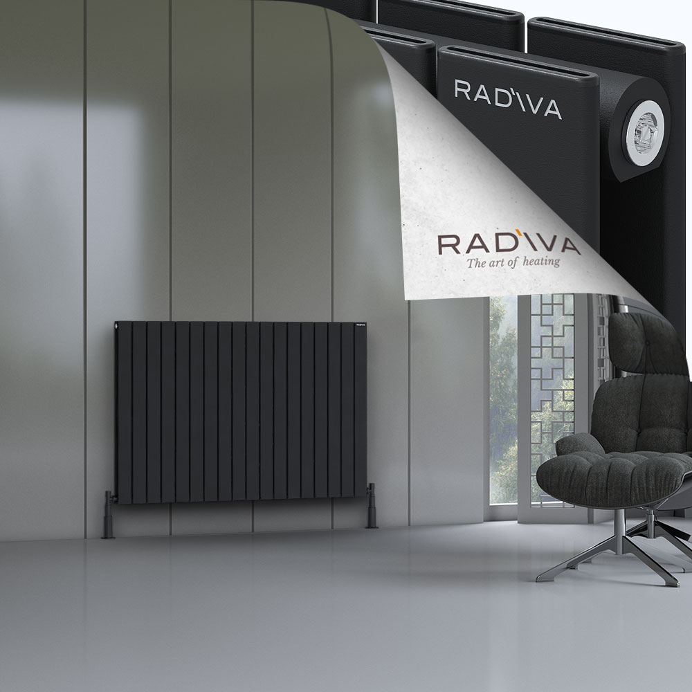 Oti Aluminium Radiator 900x1328 Black - 1