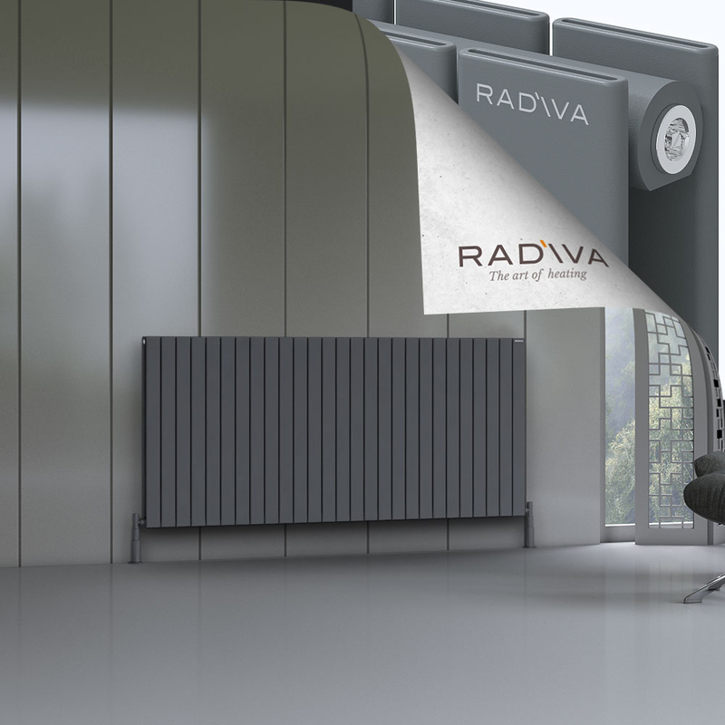 Oti Aluminium Radiator 900x1994 Anthracite 