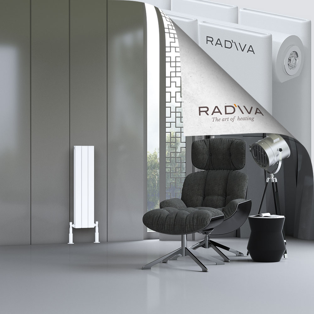 Oti Aluminium Radiator 900x218 White - 1