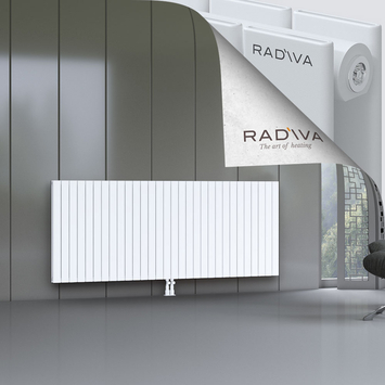 Oti Aluminium Radiator 900x2216 White Bottom Middle 50mm