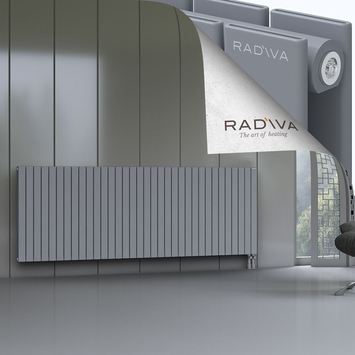 Oti Aluminium Radiator 900x2512 Grey Bottom Right 50mm