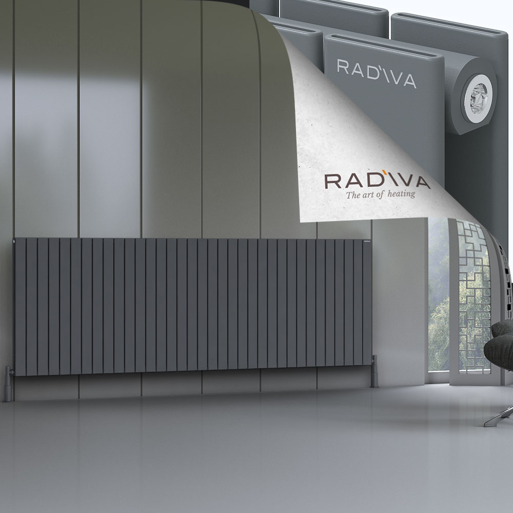 Oti Aluminium Radiator 900x2586 Anthracite - 1