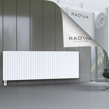 Oti Aluminium Radiator 900x2586 White Bottom Left 50mm