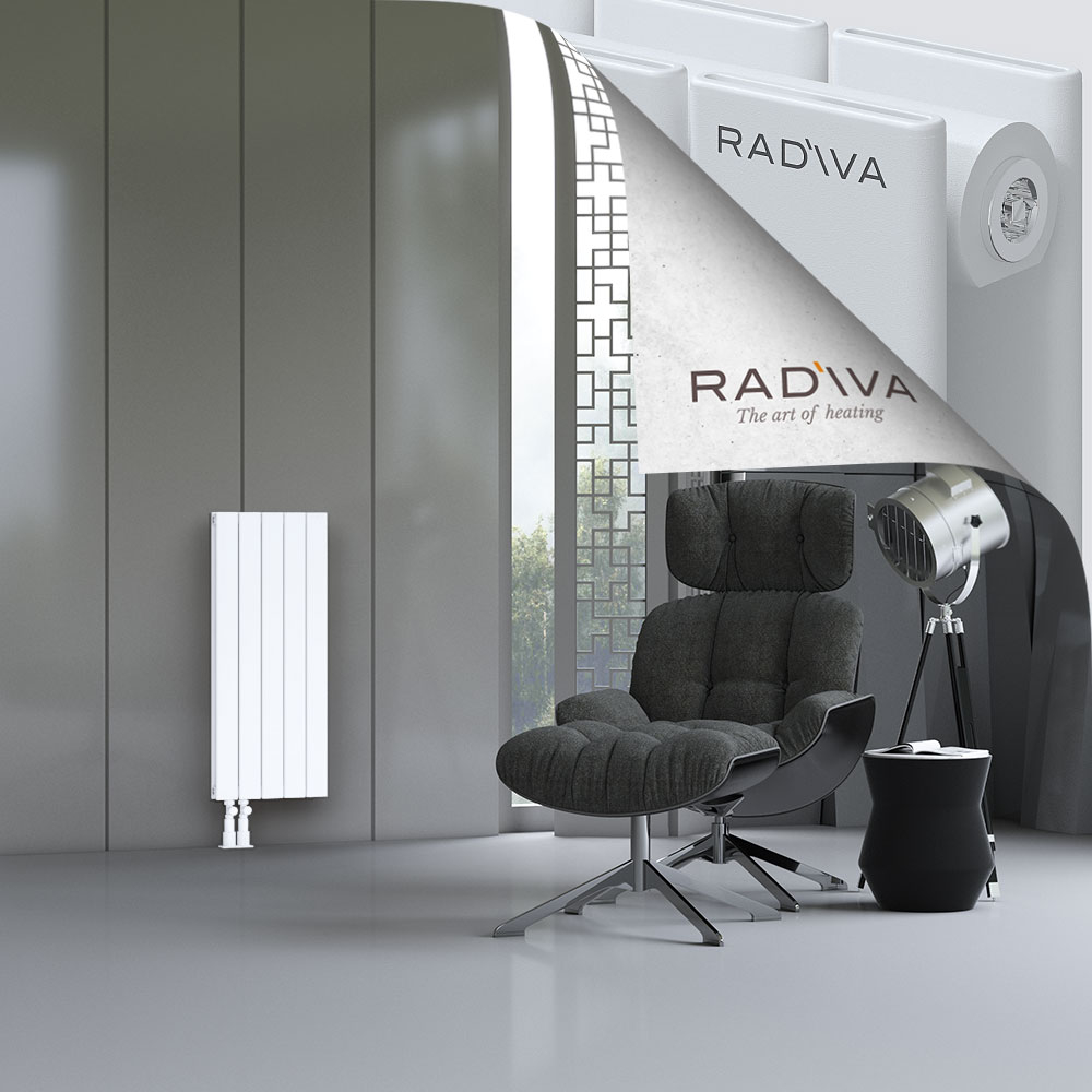 Oti Aluminium Radiator 900x366 White - 4