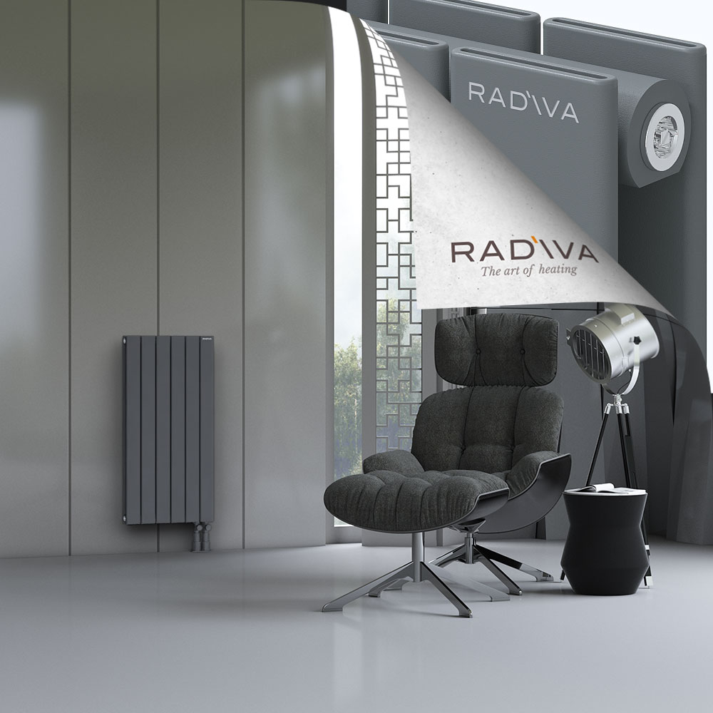Oti Aluminium Radiator 900x440 Anthracite - 3