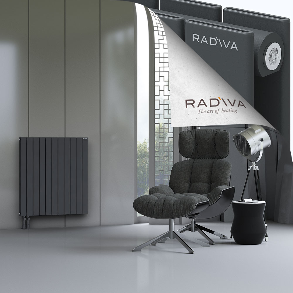 Oti Aluminium Radiator 900x810 Dark Anthracite - 4