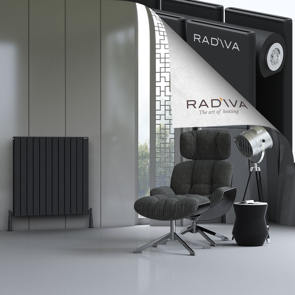 Oti Aluminium Radiator 900x884 Black - 1