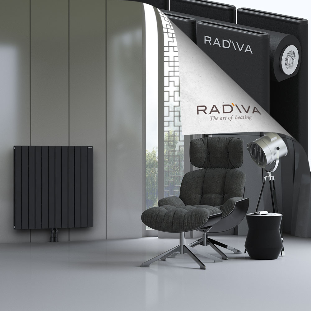 Oti Aluminium Radiator 900x884 Black - 2