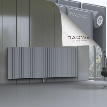 Oti Alüminyum Radyatör 1000x2438 Gri Alt Orta 50mm