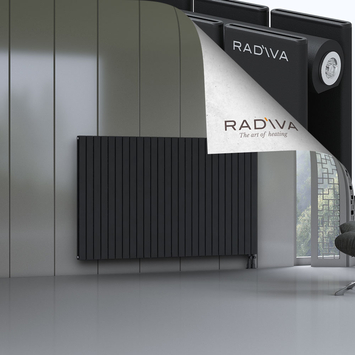 Oti Alüminyum Radyatör 1200x1920 Siyah Alt Sağ 50mm