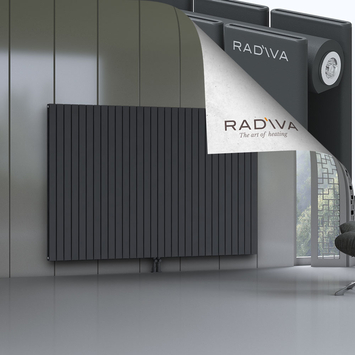 Oti Alüminyum Radyatör 1500x2216 Koyu Antrasit Alt Orta 50mm