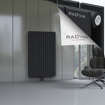 Oti Alüminyum Radyatör 1500x958 Siyah Alt Orta 50mm