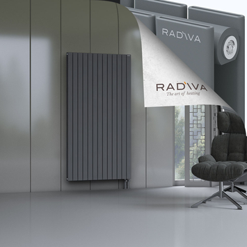 Oti Alüminyum Radyatör 1800x958 Antrasit Alt Sağ 50mm