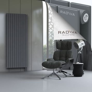 Oti Alüminyum Radyatör 2000x810 Antrasit Alt Sağ 50mm