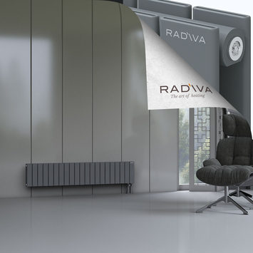 Oti Alüminyum Radyatör 300x1550 Antrasit Alt Sağ 50mm