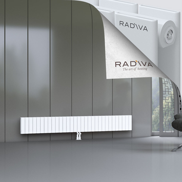 Oti Alüminyum Radyatör 300x2290 Beyaz Alt Orta 50mm