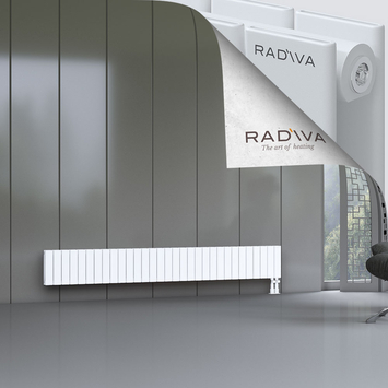 Oti Alüminyum Radyatör 300x2290 Beyaz Alt Sağ 50mm