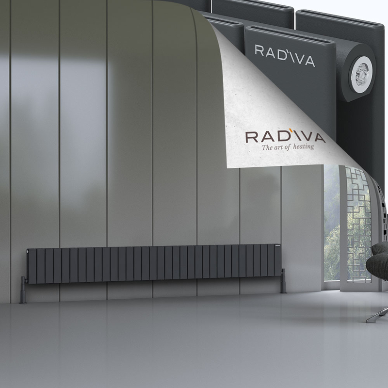 Oti Alüminyum Radyatör 300x2438 Koyu Antrasit