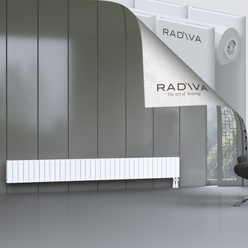 Oti Alüminyum Radyatör 300x2586 Beyaz Alt Sağ 50mm