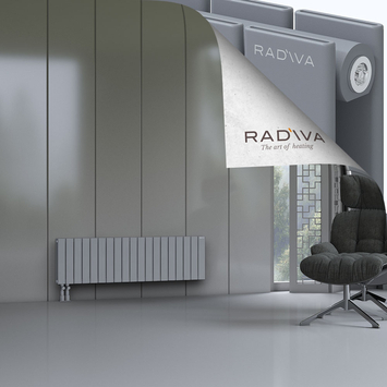 Oti Alüminyum Radyatör 400x1402 Gri Alt Sol 50mm