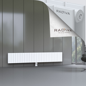Oti Alüminyum Radyatör 400x2364 Beyaz Alt Orta 50mm