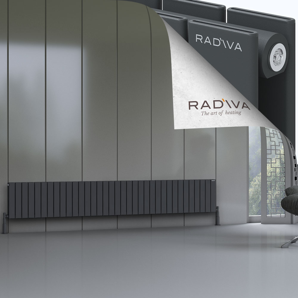 Oti Alüminyum Radyatör 400x2586 Koyu Antrasit - 1