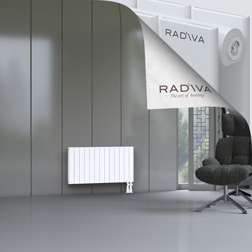 Oti Alüminyum Radyatör 500x958 Beyaz Alt Sağ 50mm