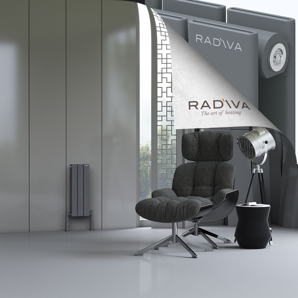 Oti Alüminyum Radyatör 600x218 Antrasit - 1