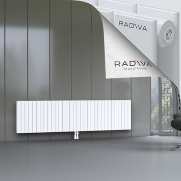 Oti Alüminyum Radyatör 600x2364 Beyaz Alt Orta 50mm
