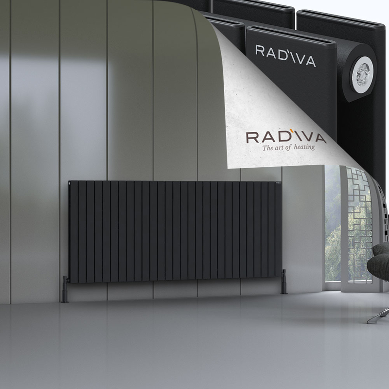 Oti Alüminyum Radyatör 900x2068 Siyah 
