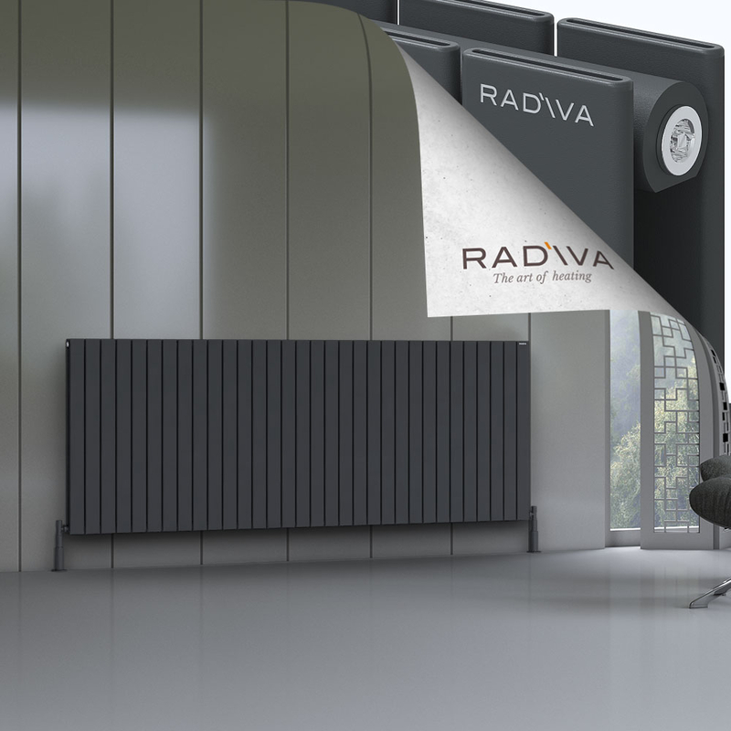 Oti Alüminyum Radyatör 900x2364 Koyu Antrasit 