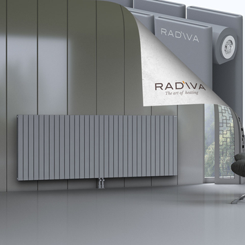 Oti Alüminyum Radyatör 900x2438 Gri Alt Orta 50mm