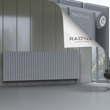 Oti Alüminyum Radyatör 900x2586 Gri Alt Sağ 50mm