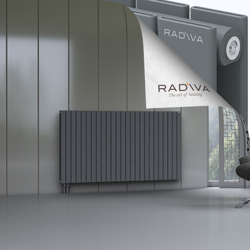Oti Radiateur En Aluminium 1000x1846 Anthracite Bas à gauche 50mm